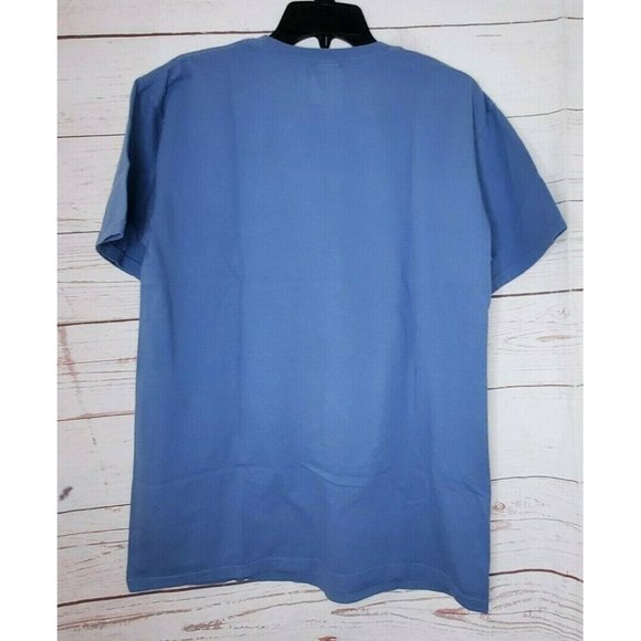 RFBF Blue Chimney Rock North Carolina Medium Supershrunk Cotton T Shirt - Picture 6 of 9